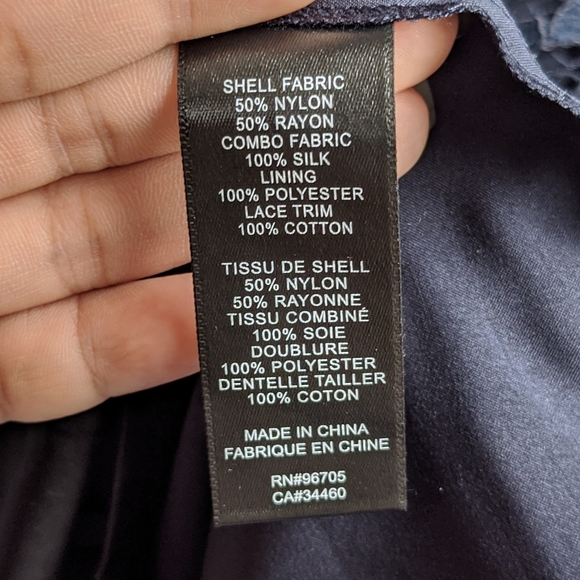 Rebecca Taylor Sleeveless Lace Miz Pleat Dress - Picture 15 of 16